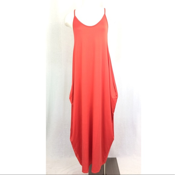 Sleeveless Long Maxi Dress S Flowy Soft Fall - Picture 2 of 8